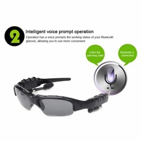 Lunettes de soleil les plus populaires pour le sport en extérieur, lunettes intelligentes avec écouteurs sans fil TWS et micro semi intra-auriculaires pour V2.0 IPX-6