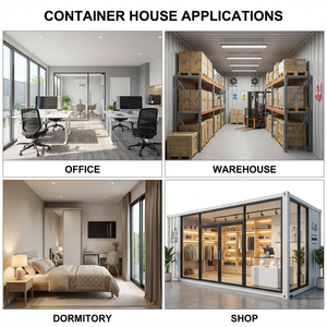 บ้านสำเร็จรูปขนาดเล็กทันสมัย 20 ฟุต บ้านคอนเทนเนอร์แบบโมดูลาร์ สำหรับใช้เป็นบ้านพักอาศัยและสำนักงาน - Product Image 6