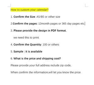 2025 Tùy Chỉnh Cá Nhân Nghệ Thuật Lịch 2026 In Ấn Vẻ Đẹp Advent Lịch Cuốn Sách Cho Trẻ Em - Product Image 6