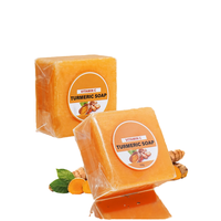 Savon en barre blanchissant et éclaircissant aux herbes, à la papaye et à l'acide kojique, pour les phalanges foncées, vente en gros