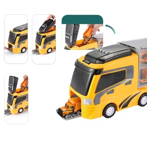 Camión <span class=keywords><strong>de</strong></span> <span class=keywords><strong>Bomberos</strong></span> <span class=keywords><strong>de</strong></span> Policía Militar <span class=keywords><strong>de</strong></span> Construcción <span class=keywords><strong>de</strong></span> Expulsión Samtoy, 6 Piezas, Modelo <span class=keywords><strong>de</strong></span> Metal Fundido a Presión, Camión Contenedor, Remolques, Juguete para Niños - Product Image 6