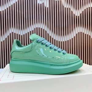 Luxury <b>Patent</b> Leather Platform Sneakers Designer Chunky Sole Casual <b>Shoes</b> for Women Men - Product Image 2