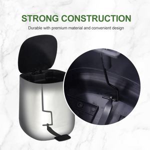 المصنع مباشرة بيع أفضل بيع الحديثة ABS PP المواد البلاستيكية منزل سلة مهملات - Product Image 4