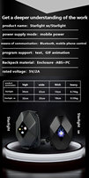 Producto Más Vendido en Alibaba Este Mes, Mochila Multifuncional con Pantalla LED y Control por Aplicación