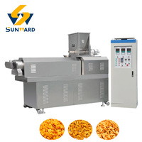 300 kg/h Bugles Chips Frit Snacks Alimentaire Faisant La Machine Ligne De Production De Collations Croustillantes Friture Soufflée Snacks Machines De Traitement