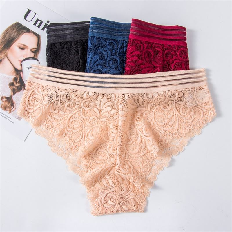 Wholesale Women Underwear Panties Lace Briefs Lingerie Women's Panties