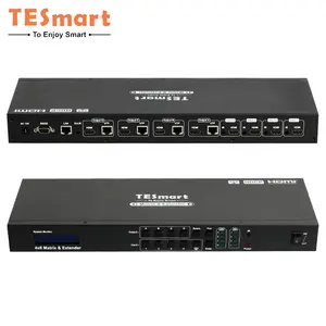 TESmart Video Matriz Matrice Switcher HDMI Extender Matrix 1080P 60Hz 4 In 8 Out 4x8 HDMI Matrix Switch