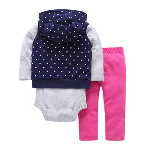 Ensembles pour tout-petits, vêtements de boutique en gros, combinaison pour bébé fille avec manteau de Chine - Product Image 2