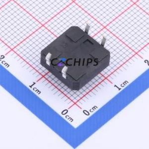 TS-KG1103-BB70F Tactile Switch Through hole Component THT,12x12mm Switch Single Pole Single Throw Round Button 2.5N Through Hole - Product Image 2