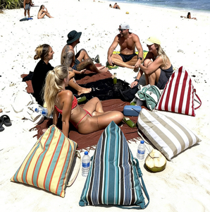 Wholesale Customizable Triangle Carry Bag Double Stitched Bean Bag Cover <strong>Outdoor</strong> Easy Carry <strong>Beanbag</strong> - Product Image 5