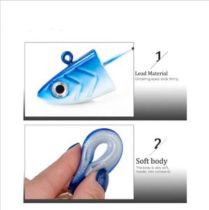 Hunthouse — <span class=keywords><strong>leurre</strong></span> méné noir en plastique <span class=keywords><strong>souple</strong></span> avec tête plombée, appât artificiel de type poisson nageur idéal pour la pêche au méné, Swimbait, 5/12/25g - Product Image 5