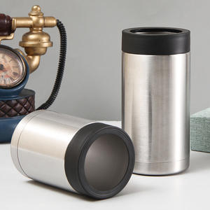 2024 nueva llegada 14oz 375ml enfriador de latas de cerveza aislado al vacío de acero inoxidable enfriadores de latas de Cola personalizados para fiestas - Product Image 5
