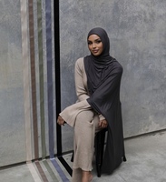 Vente en gros de foulard en jersey de coton 180*70cm enveloppement extensible pour la tête, châle opaque doux hijab en jersey de mousseline pour femmes, livraison directe