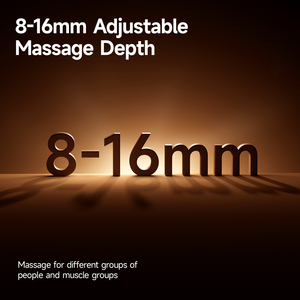 Beoka Professional D6 <span class=keywords><strong>MAX</strong></span> 8-16MM Variabele Amplitude Vibratie Massage Gun 6 Draaibare Elleboogarm 25-35kg Stootkracht Massage Guns - Product Image 4