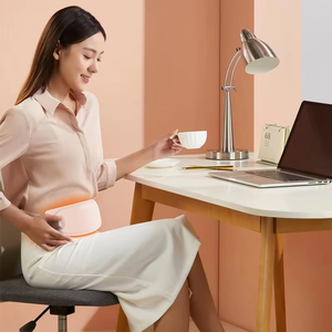 Alivio del dolor de espalda baja Menstruación Calentamiento Cinturón de cintura Almohadilla de calefacción portátil Paquetes Dispositivo de masaje abdominal y lumbar - Product Image 4