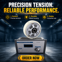 Controlador de Tensión Manual KTC-800A para Freno Magnético - con Entrada de Celda de Carga, Control de Torque para Máquinas de Desenrollado de Papel y Film