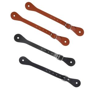 Set di 2 cinghie per stivali nere Premium spalline per esterni per equitazione e accessori - Product Image 1