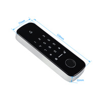 Kit de Cerradura de Puerta Inalámbrica con Huella Dactilar, Sistema de Control de Acceso por Aplicación, Controlador de Acceso con Teclado RFID de 13.56MHZ sin Llave