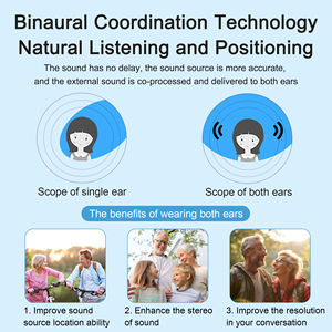 Meilleur appareil auditif portable rechargeable pour les personnes âgées, déficience auditive légère/moyenne, 16 canaux, réduction du bruit - Product Image 4