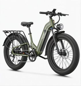 Bicicleta Eléctrica de Montaña para Adultos, 48V 17.5Ah, Batería de Litio, Motor en la Rueda Trasera, Cuadro de Aleación de Aluminio, Neumáticos Todoterreno de 26 x 4.0 Pulgadas - Product Image 1