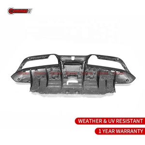 ดิฟฟิวเซอร์สปอยเลอร์กันชนหลังคาร์บอนไฟเบอร์แบบแห้งสไตล์ OEM สำหรับ Ferrari F8 อัพเกรดแอโร ขายส่ง - Product Image 6