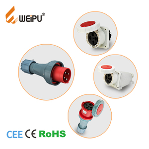 Iec60309 Nữ Ổ cắm điện điện áp cao 3/4/<span class=keywords><strong>5</strong></span> Pin tiêu chuẩn chống thấm nước IP67 bảo vệ đánh giá 125A kết nối điện - Product Image 5