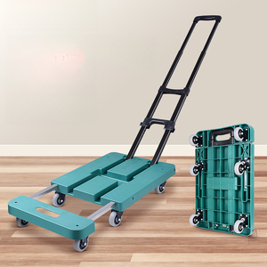 Ev katlama taşınabilir kargo arabası katlanabilir aracı sepeti küçük el alma paketi sonrası posta arabası - Product Image 2