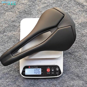 Asiento de Bicicleta SeeMore Superligero de 106g, Impreso <span class=keywords><strong>en</strong></span> 3D, Antideslizante, Transpirable, de TPU y Fibra de Carbono T800 para Carretera/MTB - Product Image 1