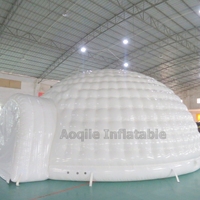 Dôme gonflable géant en forme d'igloo, tente imperméable et ignifuge, capacité de 30 personnes