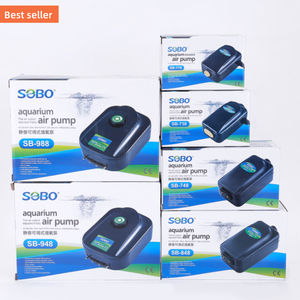 ปั๊มลมเลี้ยงปลา <span class=keywords><strong>SOBO</strong></span> SB-718/738/748/848/948/988 สำหรับตู้ปลา ปั๊มออกซิเจนขนาดเล็กแบบจุ่มใต้น้ำ วัสดุ ABS สำหรับตู้ปลาแบบกล่อง แก้ว และพลาสติก - Product Image 1
