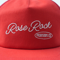 Gorra de 5 Paneles sin Estructura de Alta Calidad con Visera Plana y Logotipo Bordado Personalizado, Parte Trasera de Malla