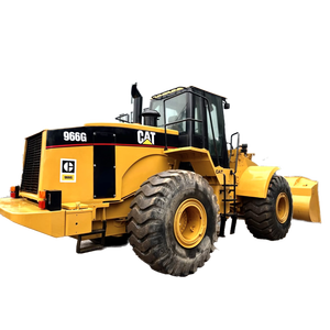 รถตักล้อยางมือสองคุณภาพสูง Caterpillar CAT966G พร้อมบุ้งกี๋ ได้รับการรับรองมาตรฐาน CE เครื่องยนต์ Doosan ปั๊มไฮดรอลิก KYB - Product Image 1