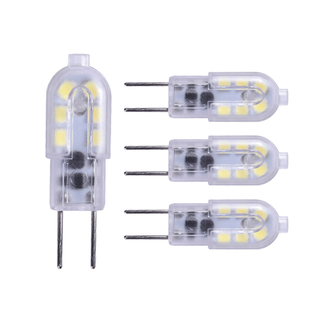 G4 LED Bulb 20W Halogen Bulb Replacement 2 Watt G6.35 Bulbs Bi-Pin Base ACDC 12v Mini Corn Lamp