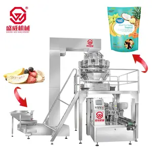 Shengwei Machines Biologische Gedroogde Snack Uitgedroogd Halal Vegan Groente-en Chip Verpakking Machine