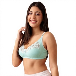 Lencería con tirantes ajustables, cómoda para uso diario, sujetador de media red para uso diario, lencería premium sin relleno, sujetador de malla con aros. - Product Image 1