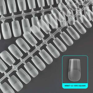 Toptan Çekici Güzellik PMMA Tam Kaplama Yapay Tırnak Uzatma Uçları 300 Adet Çoklu Boy Şekiller Özel Logo - Product Image 3