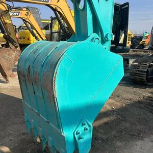 Excavatrice sur chenilles hydraulique Kobelco SK140 d'occasion de haute qualité, 14 tonnes, SK140LC, SK140-8, équipement de machinerie moyenne d'occasion - Product Image 4