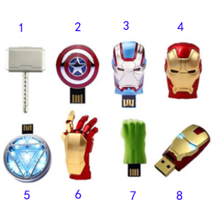 แฟลชไดรฟ์ USB รูปทรงโล่ซูเปอร์กัปตันอเมริกา 64GB 32GB 8GB 2.0 เพนไดรฟ์ ฮีโร่ ดิ อเวนเจอร์ส ยูดิสก์ เมมโมเรีย เซล ยูเอสบี สติ๊ก - Product Image 6