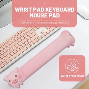 Tapis de souris de jeu Pig <span class=keywords><strong>Peggy</strong></span> Cloud, tapis de bureau antidérapant, tapis de souris mignon pour gamer, tapis de bureau en mousse à mémoire de forme pour clavier et souris, pour le bureau et <span class=keywords><strong>la</strong></span> maison - Product Image 2