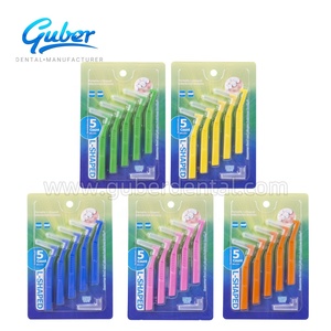Guber Orthodontic Toothbrush for <strong>Braces</strong> Custom Logo L Shape Interdental <strong>Brush</strong> Plastic Teeth Cleaning <strong>Tool</strong>
