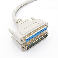 Cable Serial RS232 YRNOVA DB37 Macho a Hembra de 37 Pines, Blindado, con Conductor de Cobre Puro y Aislamiento de PVC para Aplicaciones Informáticas