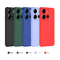 Étui de protection en silicone liquide de luxe pour Tecno SPARK GO 2023 /SPARK 8C/ 9 /9T Coque de téléphone antichoc pour Tecno Pop 7