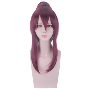 Ainizi 21'' Precio al por Mayor de Pelucas de Cosplay de Akali de League of Legends, Cabello Largo, Sedoso y Liso de Alta Calidad y Cola de Caballo - Product Image 1