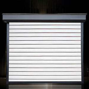 Direkt vom Hersteller: Aluminium-Rolltor, Elektrisches Windbeständiges Rollladen-Tor, Intelligentes Ferngesteuertes Garagentor - Product Image 5