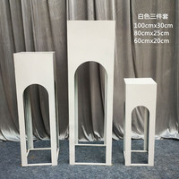 Nouveaux Ensembles de Socles Cylindriques en Métal Argenté et Doré Détachables pour Décoration de Fête de Mariage, Baby Shower, Table de Desserts et Gâteaux