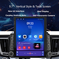 Écran Tesla vertical de 9,7 pouces, autoradio Android pour Toyota RAV4 RAV 4 2012-2018, Car-play, navigation GPS, lecteur multimédia