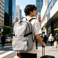 Sac à dos scolaire personnalisé avec logo brodé et fermeture éclair, sac à dos de gymnastique pour club, grande capacité, pour étudiantes