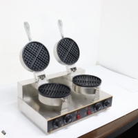 Machine à gaufres double tête en acier inoxydable avec minuterie à vendre