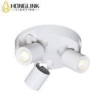 Boîtier de projecteur LED GU10 en aluminium, luminaire de plafond de haute qualité pour l'éclairage résidentiel et les projets d'éclairage domestique