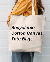 Bolso Tote de lona grande personalizado con bolsillo y cremallera, diseño propio con logotipo impreso personalizado